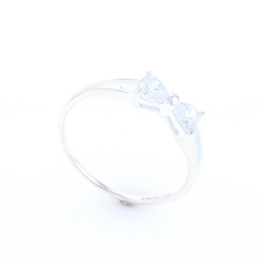 Cubic Zirconia Bow Tie Ring