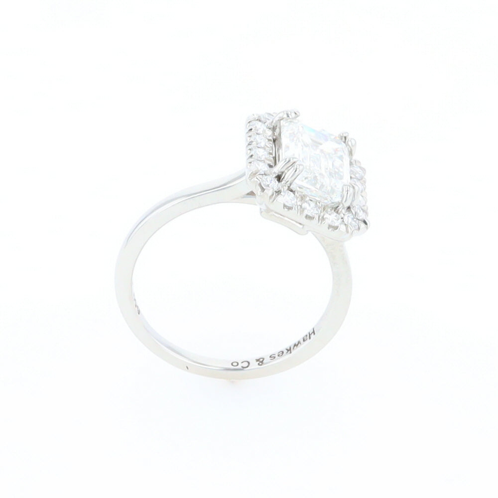 Emerald Cut Diamond Engagement Ring