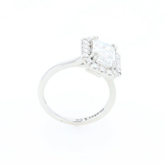 Emerald Cut Diamond Engagement Ring