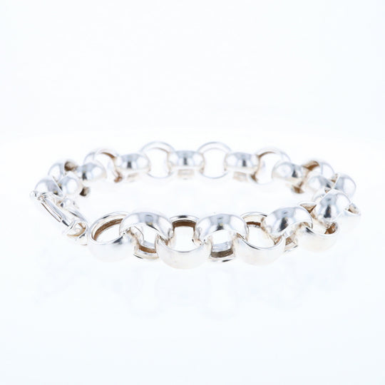 Silver Rolo Link Bracelet