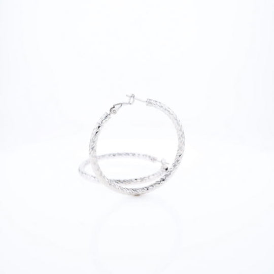 Diamond Cut Hoops