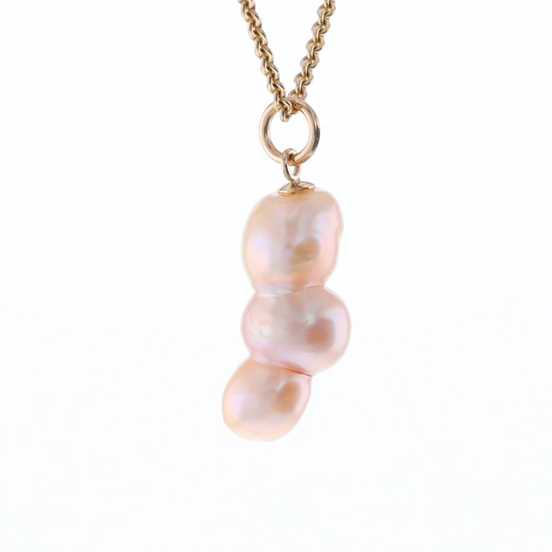 Baroque Triple Pearl Pendant