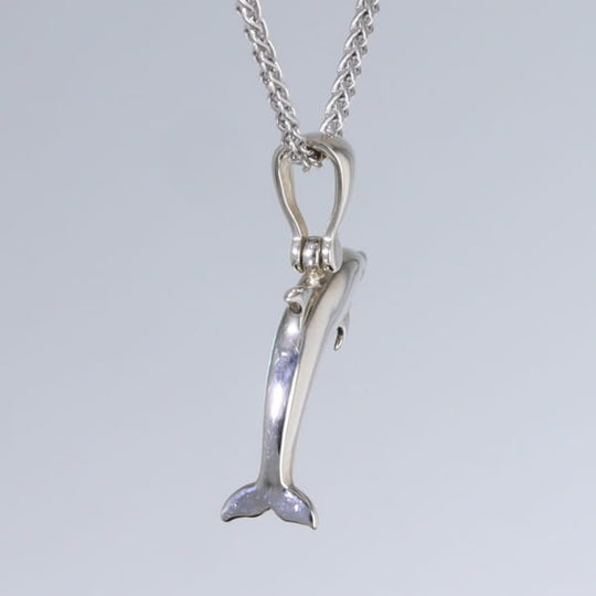 Opal Pendant Inlaid Sea Life Dolphin