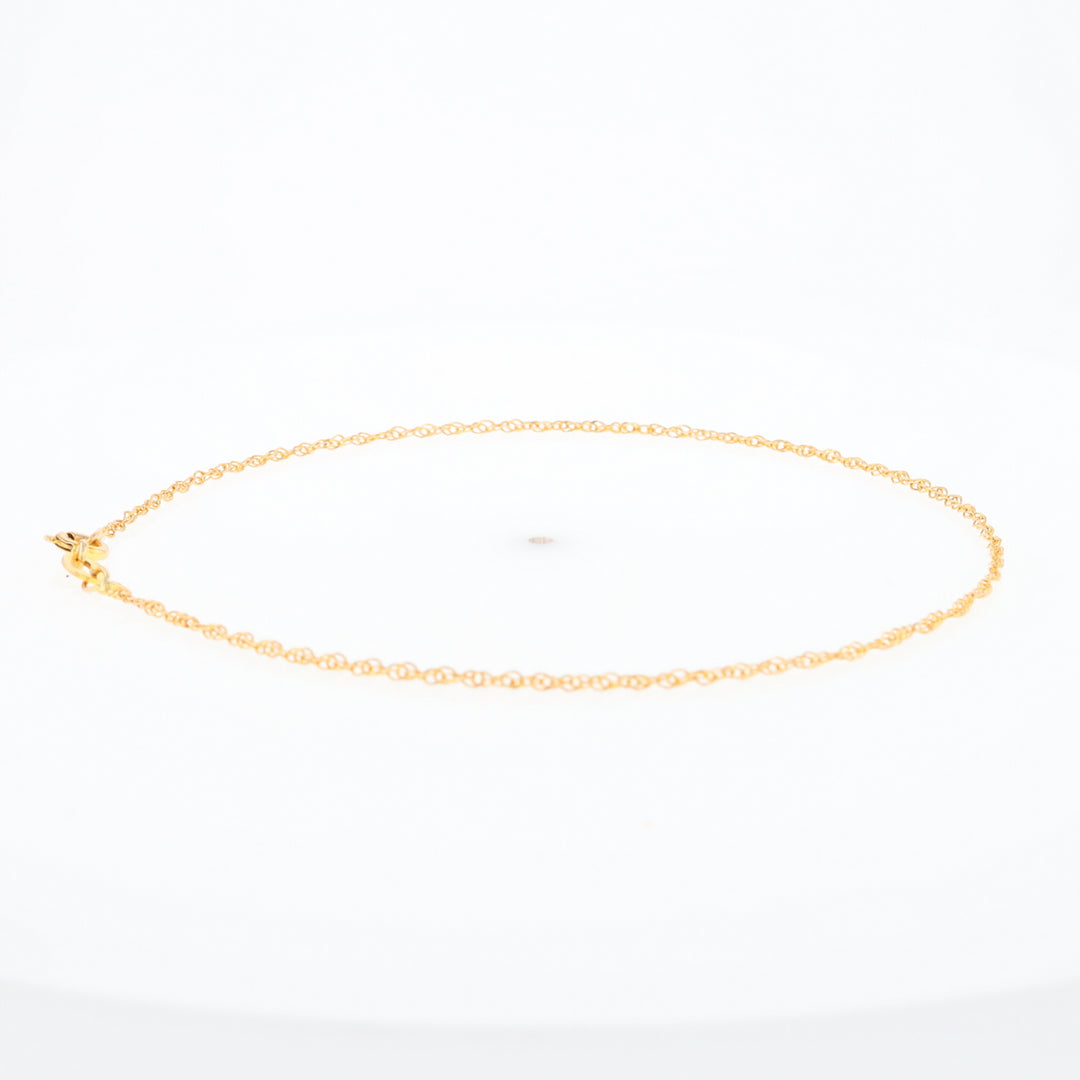 Gold Singapore Anklet