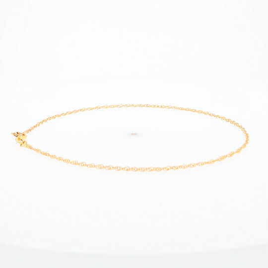 Gold Singapore Anklet