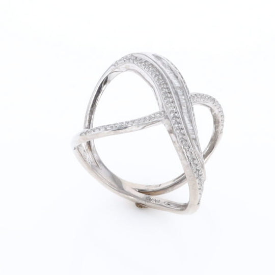 Dramatic Bypass Diamond Ring