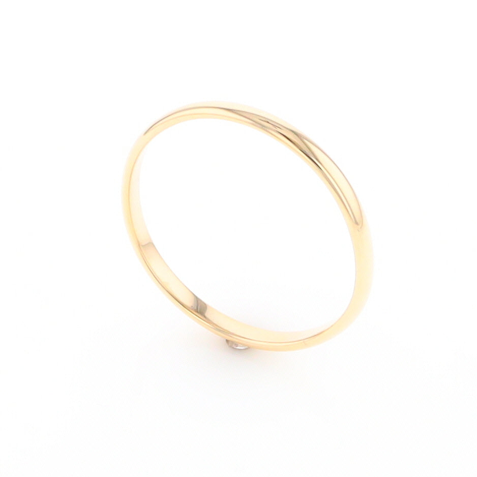 Thin Gold Wedding Band