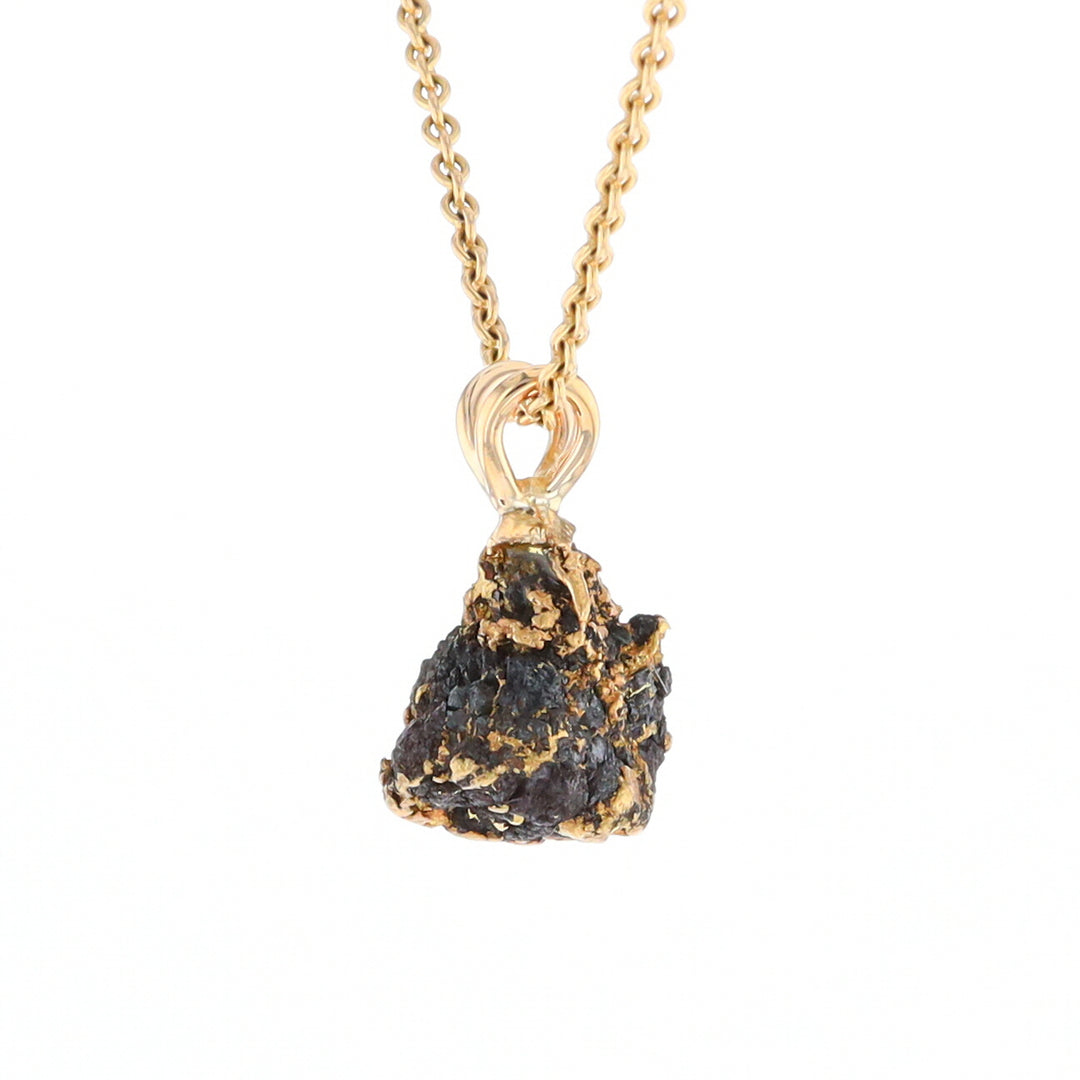 Natural Gold Nugget Pendant