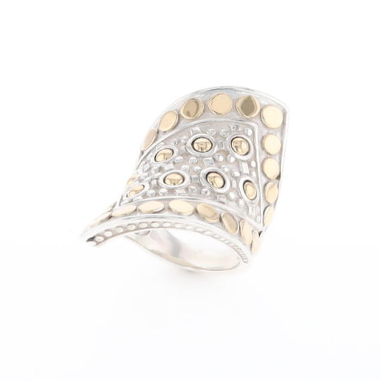 John Hardy Two-Tone Curved Ring
