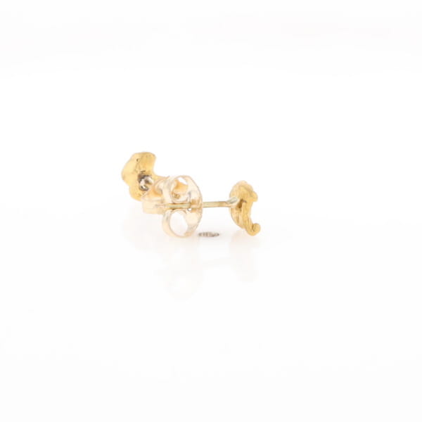 Natural Gold Nugget Earrings