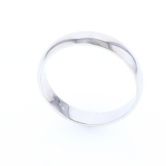 Standard Fit Wedding Band White Gold