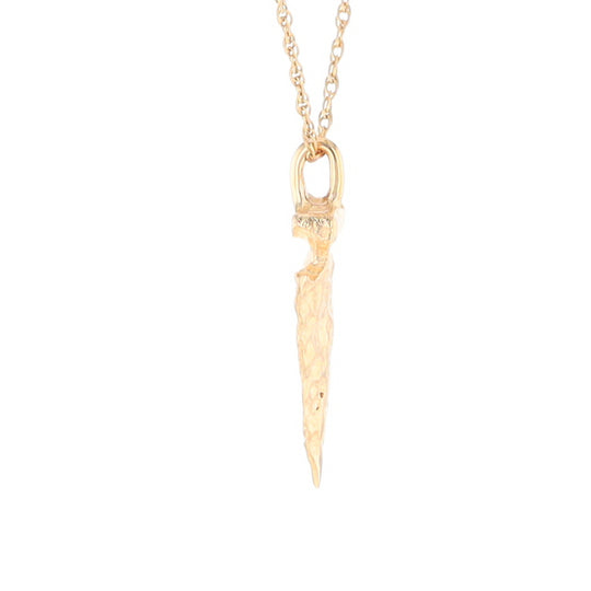 Gold Arrowhead Pendant