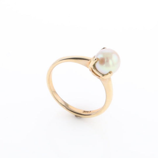 Solitaire Cultured Pearl Ring