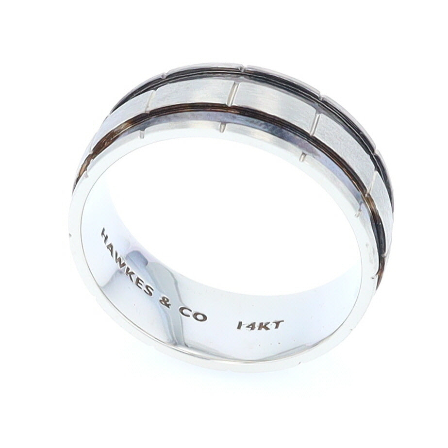 Contemporary Men's Comfort Fit Wedding Band Large