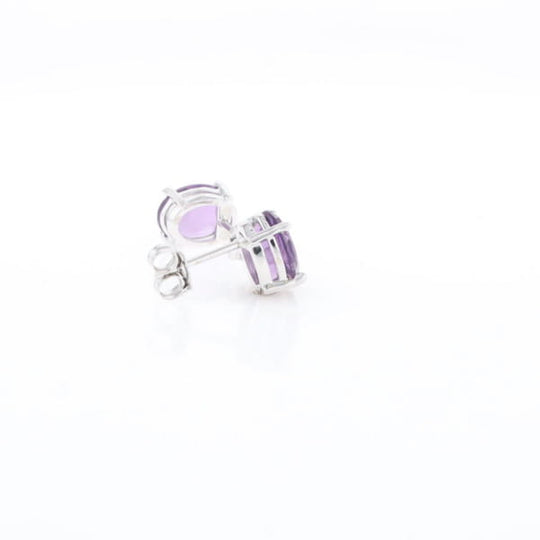 Amethyst Stud Earrings