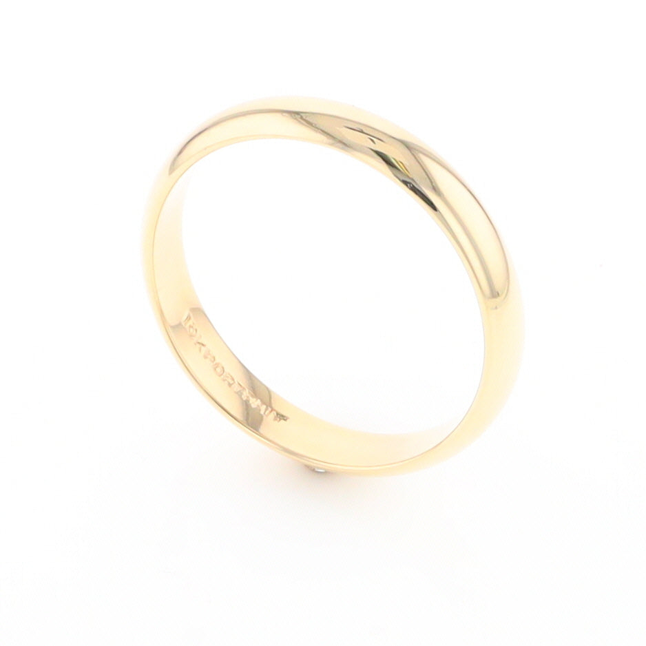 Plain Gold Men's Wedding Band