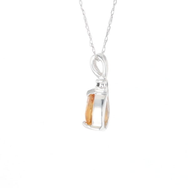Citrine Pear Pendant