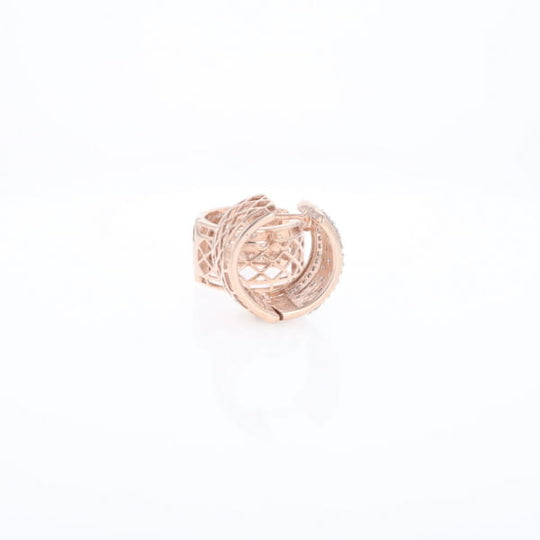 Checkered Wide Hinge Hoop Earrings