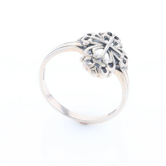 Openwork Cross Ring