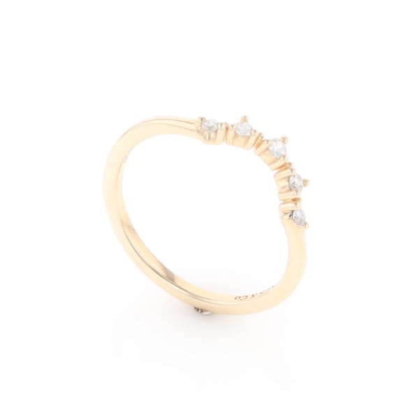 Yellow Gold Shadow Band