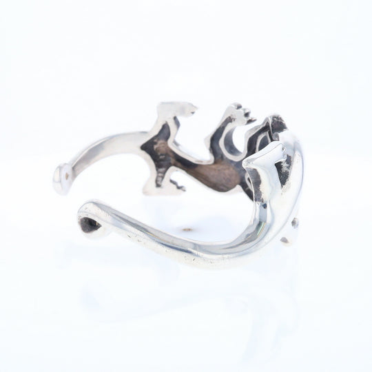 Sterling Silver Lizard Cuff Bracelet