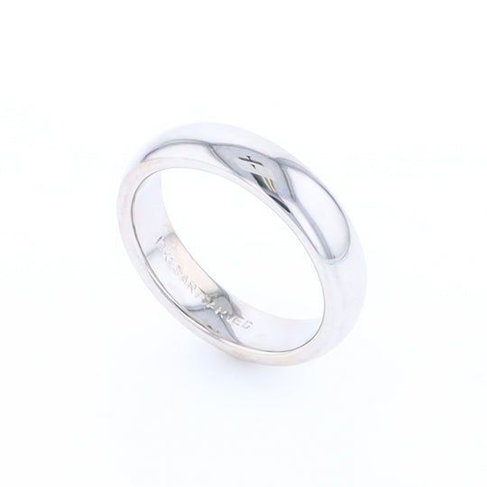 White Gold Wedding Band