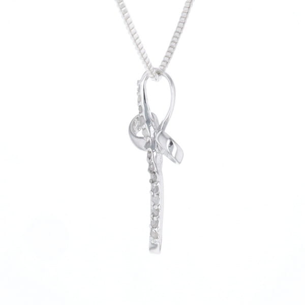 Open Loop Cross Necklace