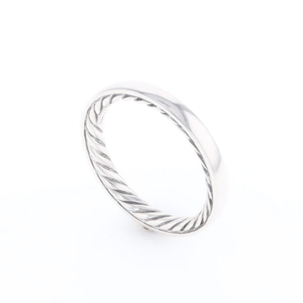 Sterling Silver Rope Decal Band