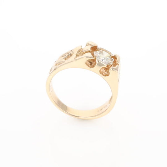 Men's Faux Nugget Style Diamond Ring