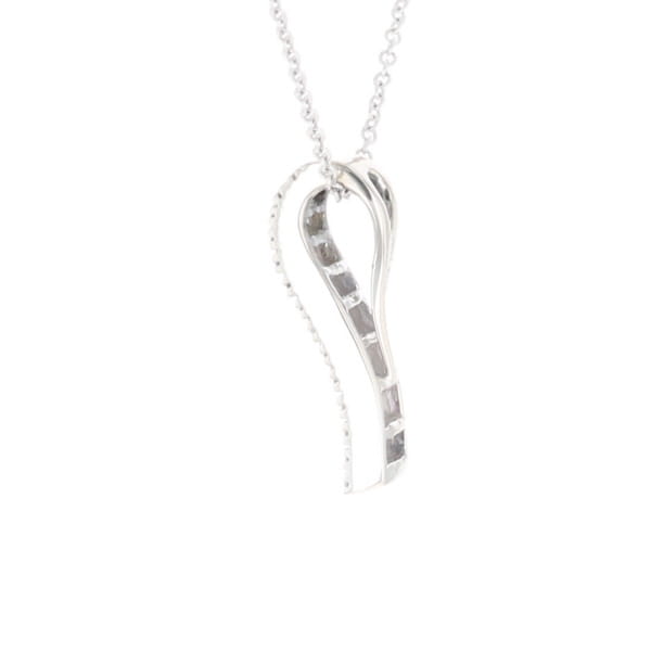 Multi-color Sapphire Necklace with Diamond Accents
