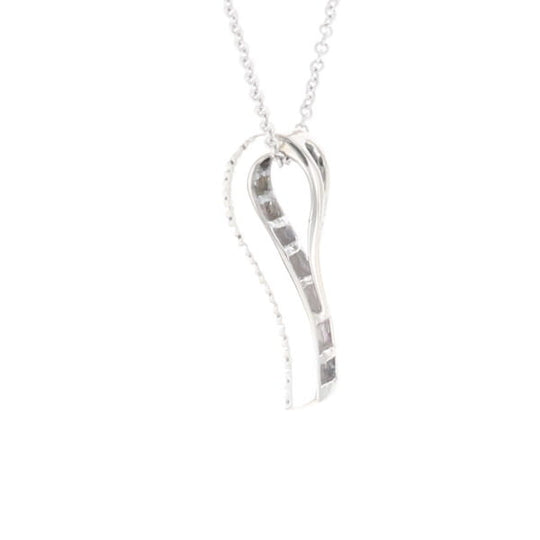 Multi-color Sapphire Necklace with Diamond Accents