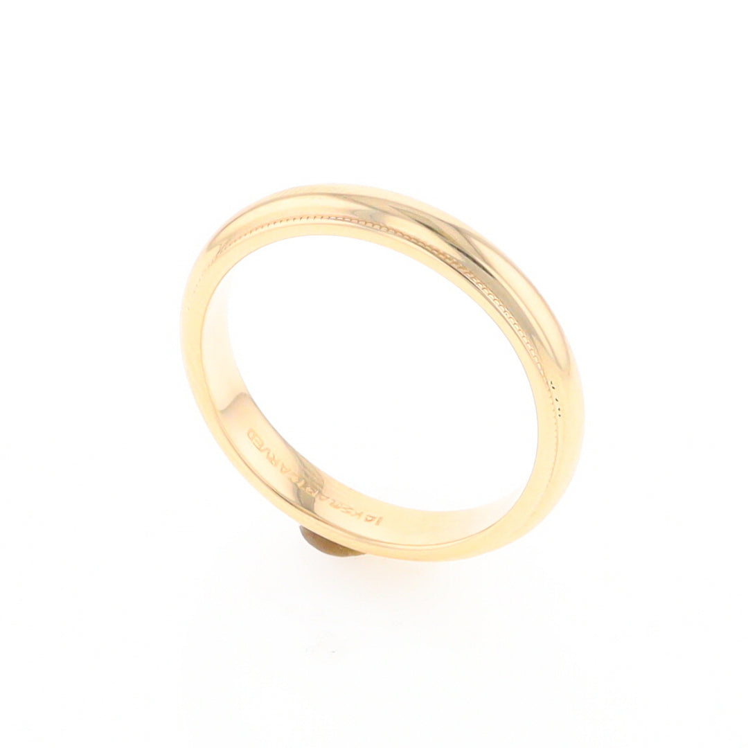 Milgrain Standard Fit Wedding Band