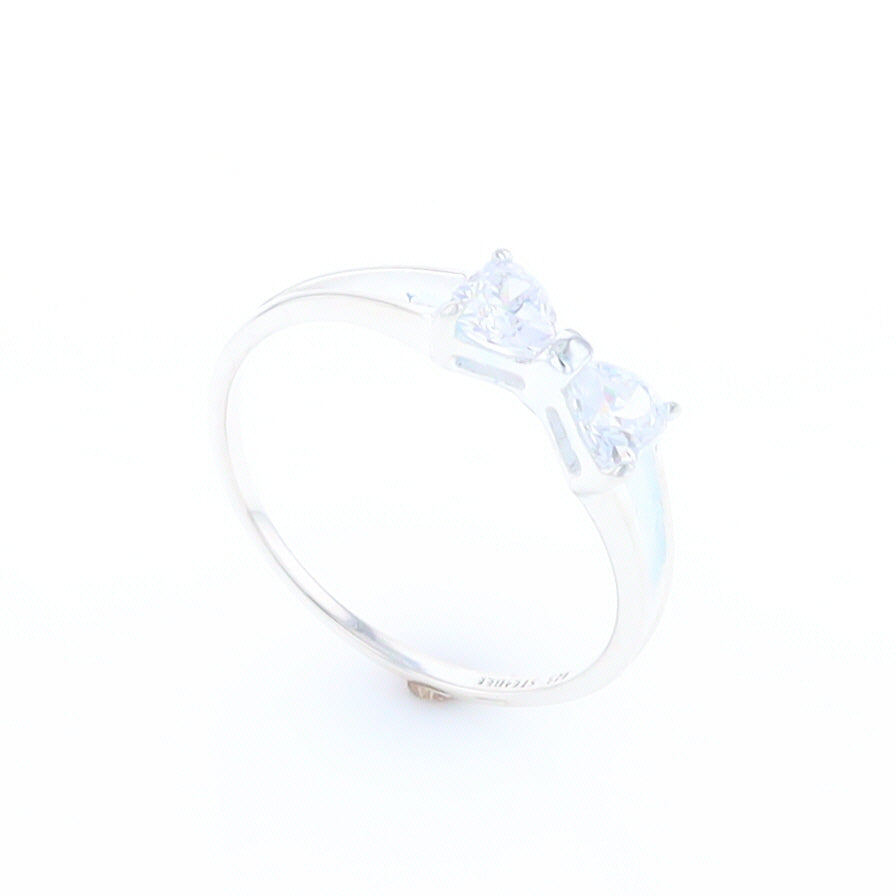 Cubic Zirconia Bow Tie Ring