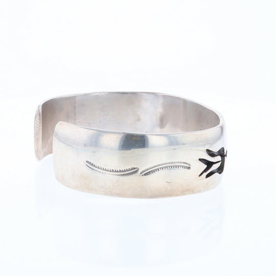 Native Silver Bird Cuff Bracelet