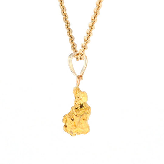 Natural Gold Nugget Pendant