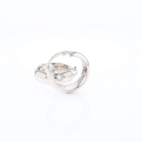 Hollow Round Tube Hoop Earrings