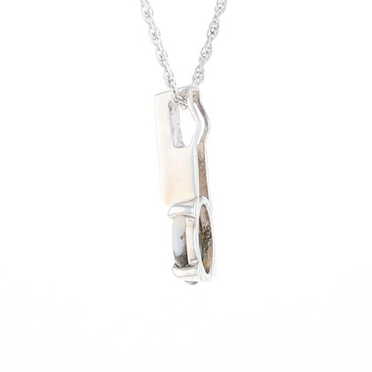 Gold Quartz Cabochon Pendant