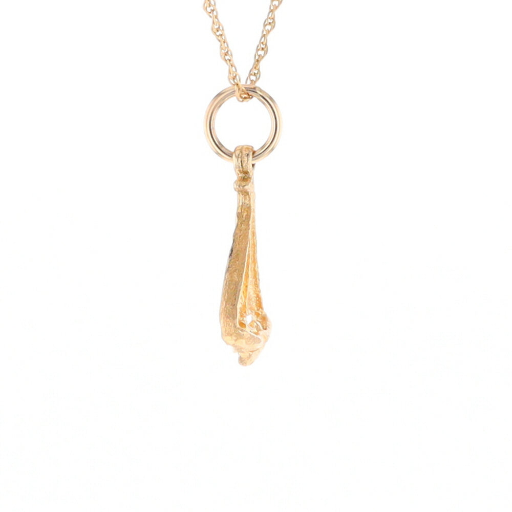 Yellow Gold Sailboat Pendant