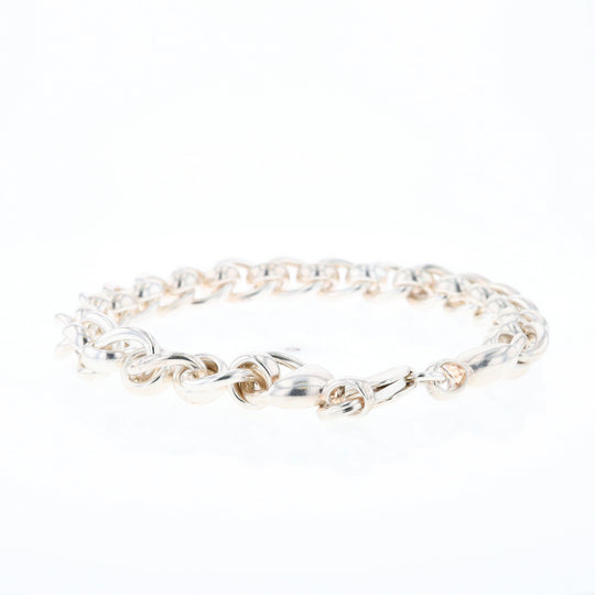 Sterling Silver Round Link Bracelet