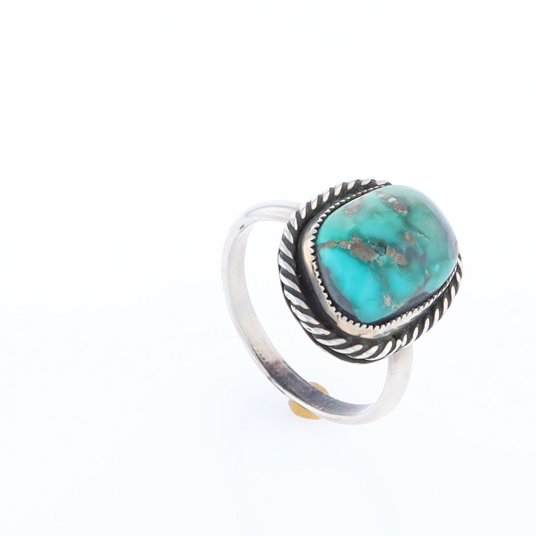 Bezel Set Turquoise Ring