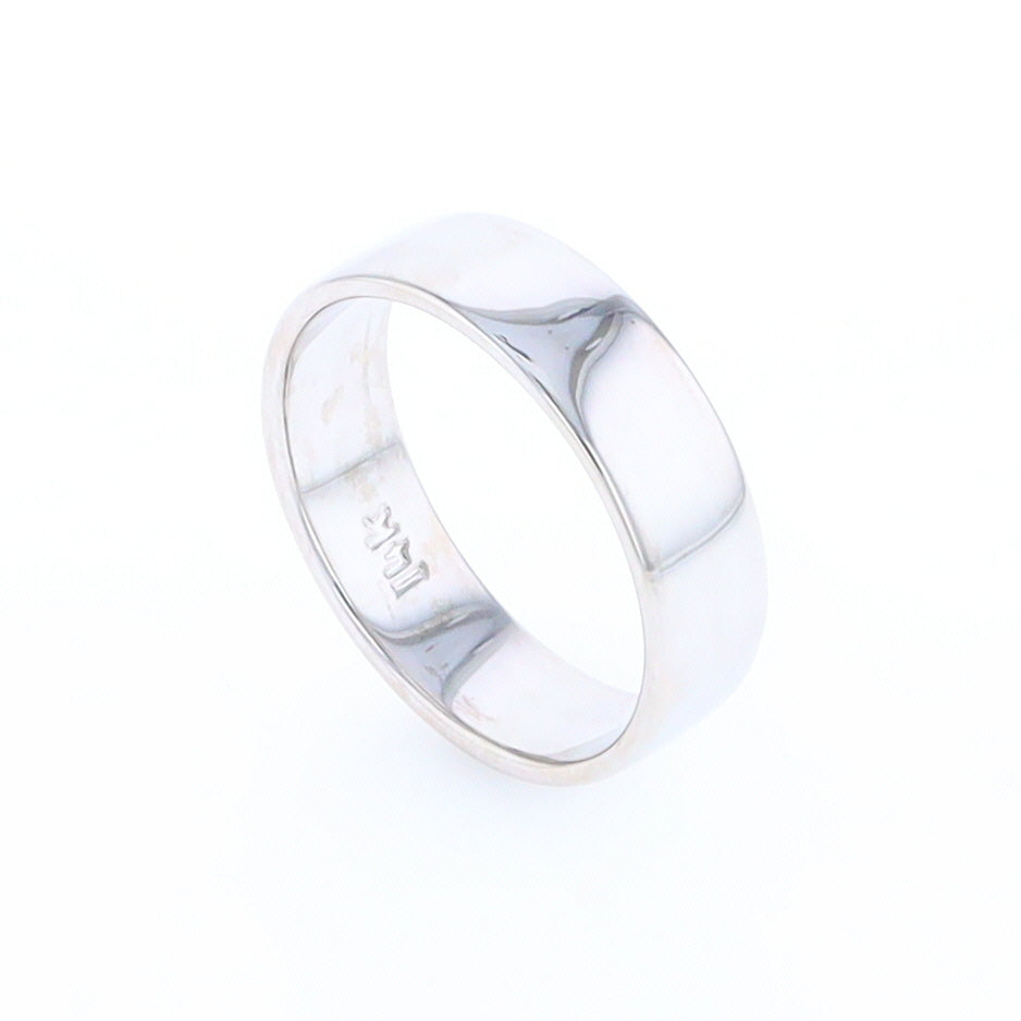 White Gold Wedding Band