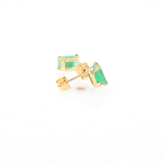 Emerald Stud Earrings