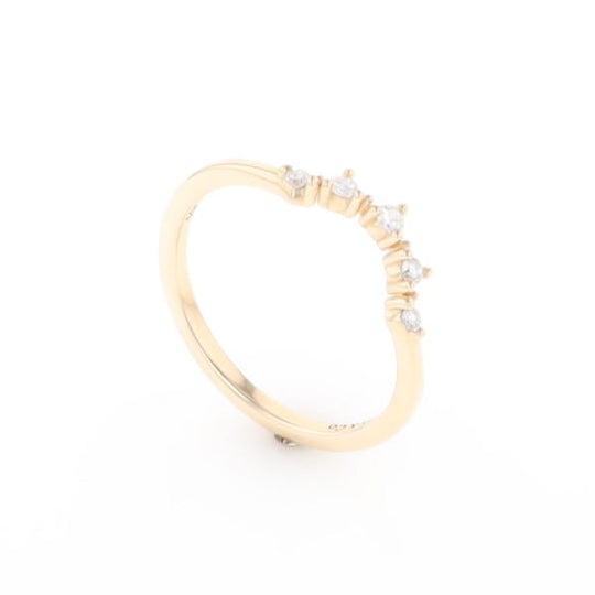 Yellow Gold Shadow Band