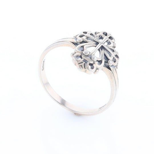 Openwork Cross Ring