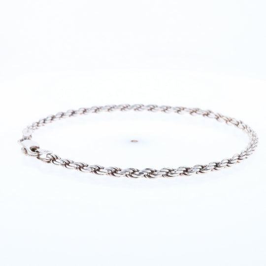 Silver Rope Bracelet