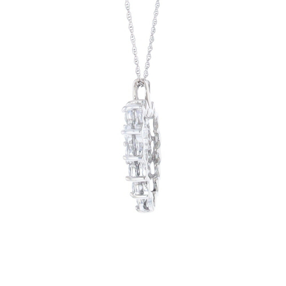 Open Heart Diamond Pendant