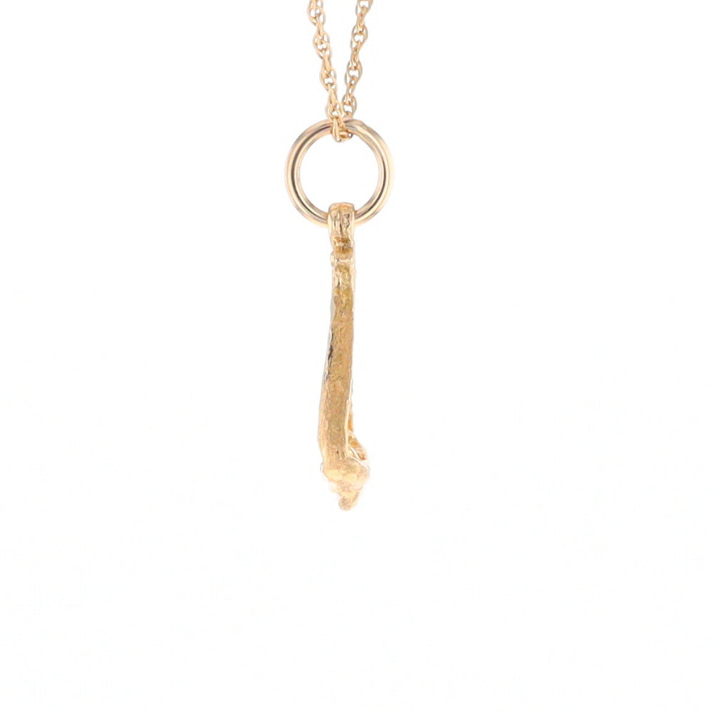 Yellow Gold Sailboat Pendant