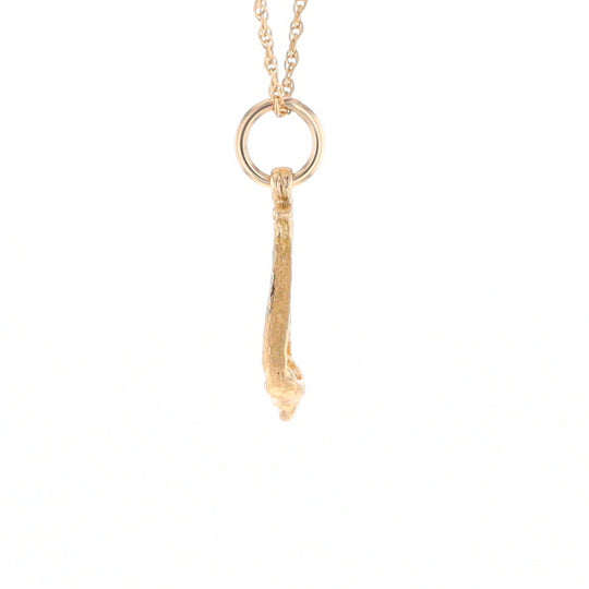 Yellow Gold Sailboat Pendant