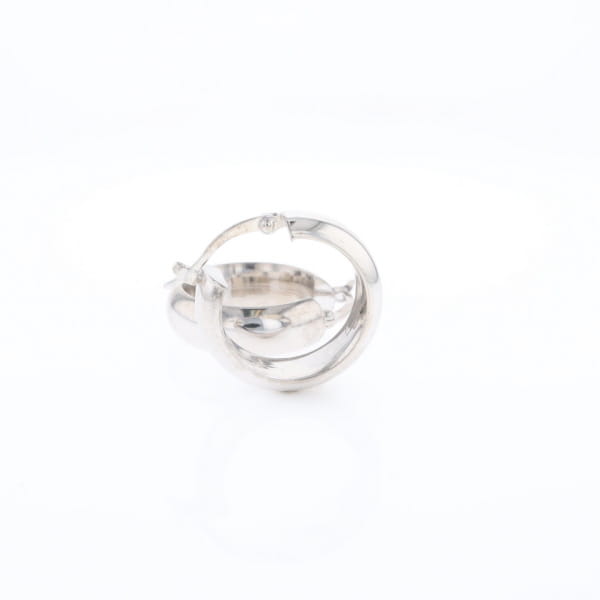 Hollow Round Tube Hoop Earrings