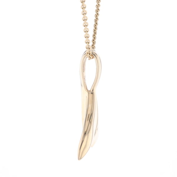 Whale Tail Necklaces Natural Gold Quartz and Nuggets Inlaid Pendant